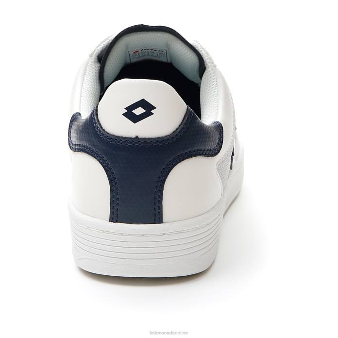 1973 AMF EVO VI NET WHITE/DRESS BLUE Lotto Man Shoes 0Z6F65