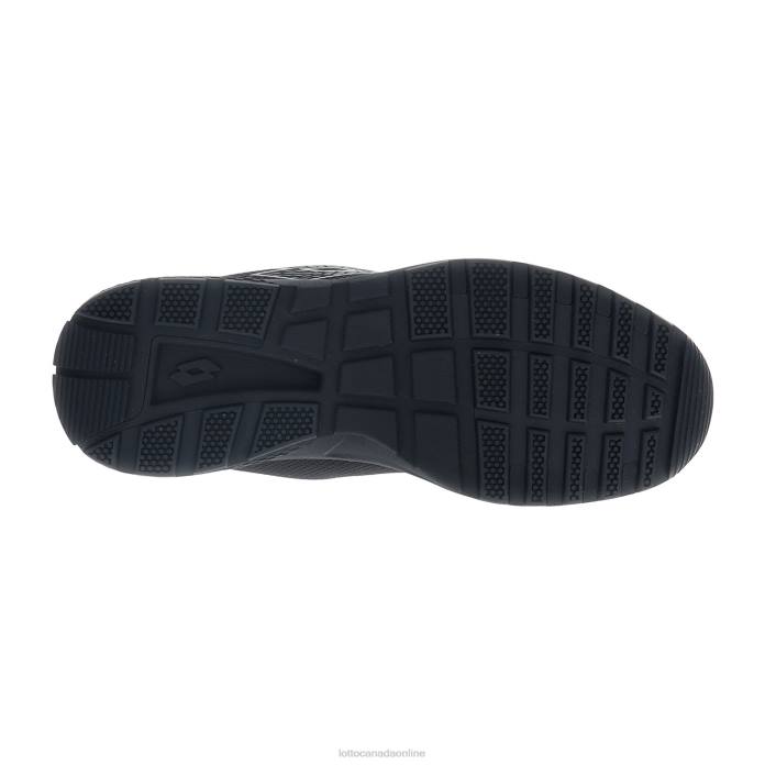 KIBRA AMF ALL BLACK/GRAVITY TITAN Lotto Man Shoes 0Z6F61