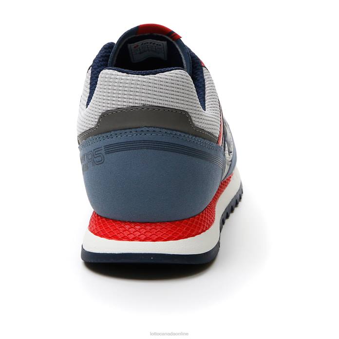 RUNNER PLUS 95 AMF V VAPOR GRAY/DRESS BLUE/BLUE MIRAGE Lotto Man Shoes 0Z6F80