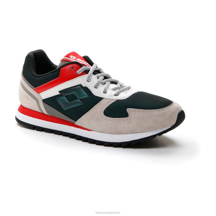 RUNNER PLUS 95 IV CADMIUM GREEN/RAINY DAY/FLAME RED Lotto Man Shoes 0Z6F74