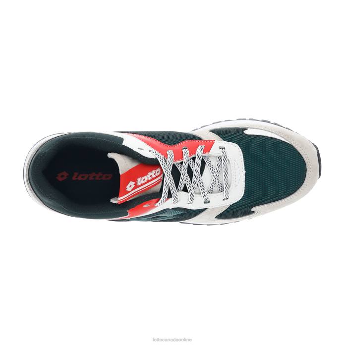 RUNNER PLUS 95 IV CADMIUM GREEN/RAINY DAY/FLAME RED Lotto Man Shoes 0Z6F74