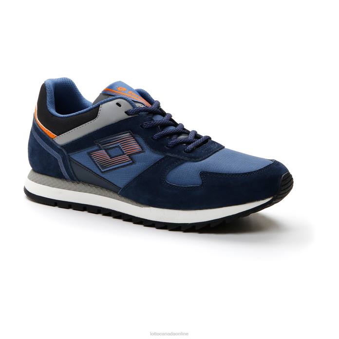 RUNNER PLUS 95 IV NY MOONLIGHT BLUE/PERSIMMON ORANGE/DRESS BL Lotto Man Shoes 0Z6F84