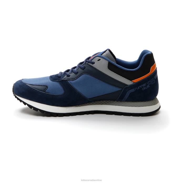 RUNNER PLUS 95 IV NY MOONLIGHT BLUE/PERSIMMON ORANGE/DRESS BL Lotto Man Shoes 0Z6F84