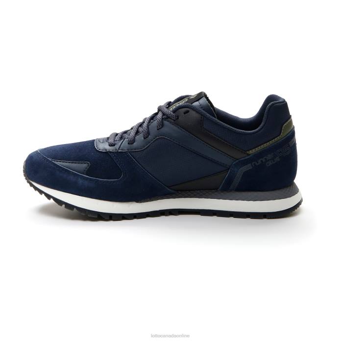 RUNNER PLUS 95 IV SUE DARK BLUE/ALL BLACK Lotto Man Shoes 0Z6F76