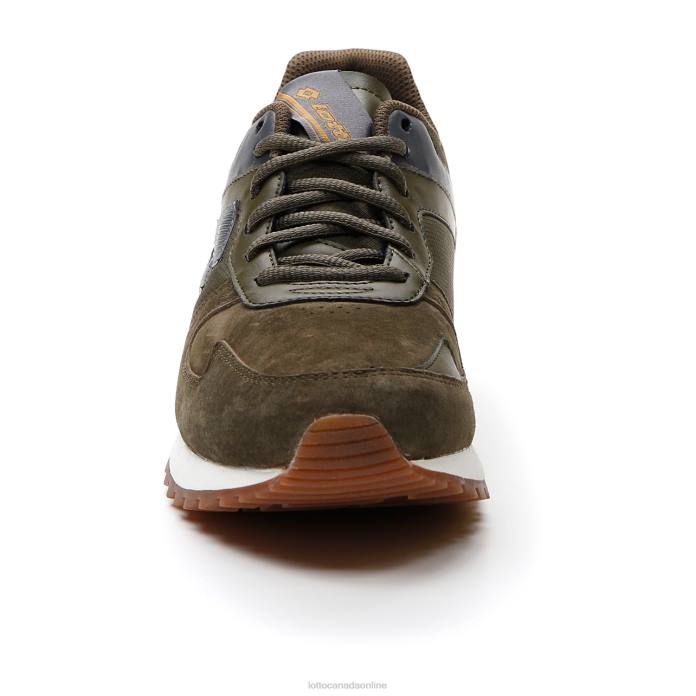 RUNNER PLUS 95 IV SUE DARK OLIVE/LIGHT ASPHALT Lotto Man Shoes 0Z6F77