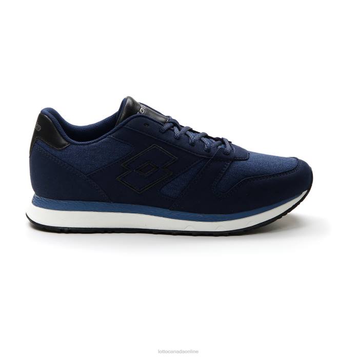 TRAINER AMF XIX CVS DRESS BLUE/ALL BLACK Lotto Man Shoes 0Z6F82