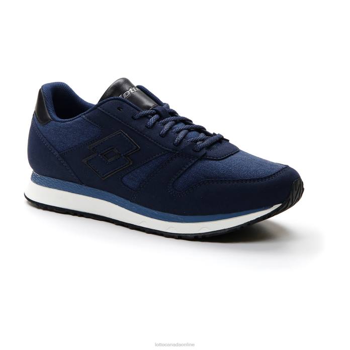 TRAINER AMF XIX CVS DRESS BLUE/ALL BLACK Lotto Man Shoes 0Z6F82