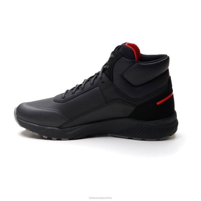 ULTRA AMF II MID HD ALL BLACK Lotto Man Shoes 0Z6F69