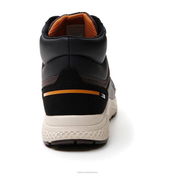 ULTRA AMF II MID HD FONDANT BROWN/ALL BLACK Lotto Man Shoes 0Z6F68