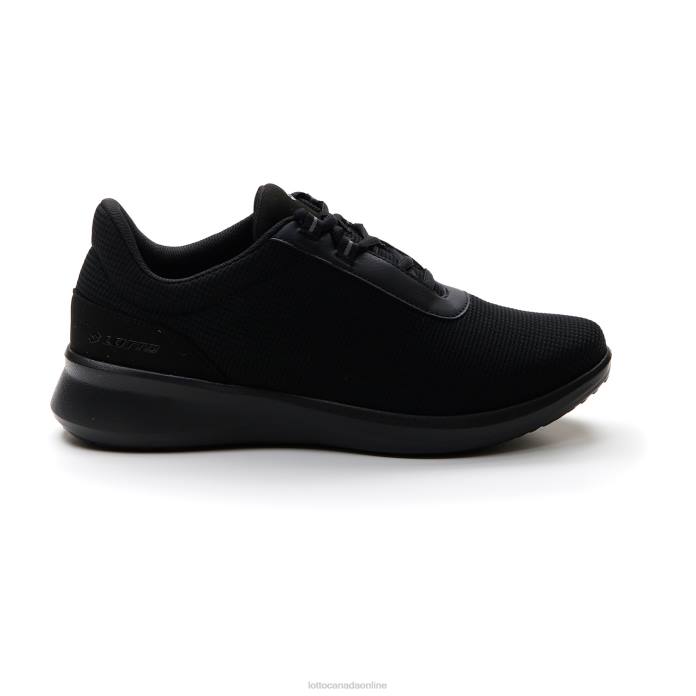 VERSO AMF 2 ALL BLACK Lotto Man Shoes 0Z6F88