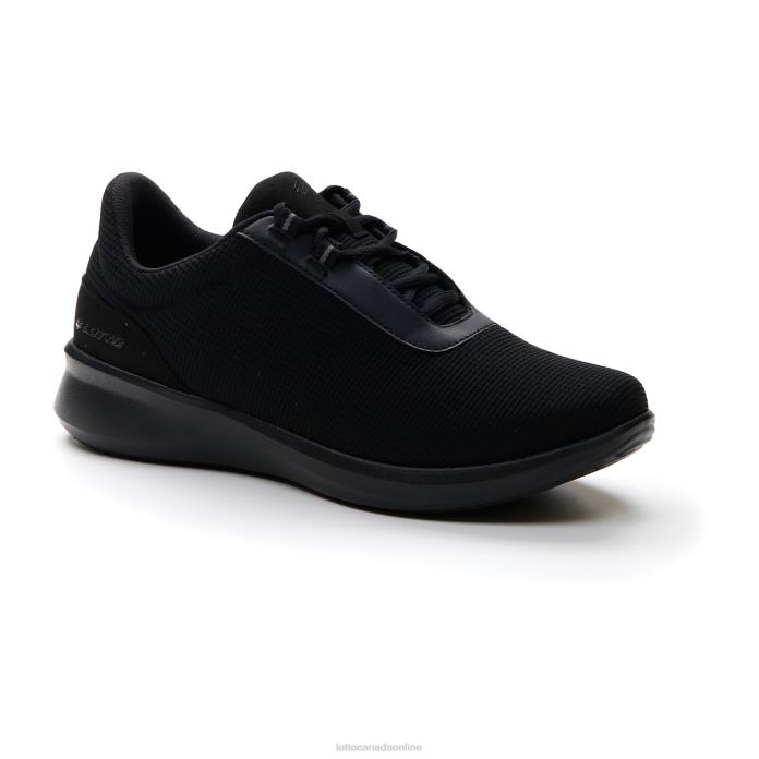VERSO AMF 2 ALL BLACK Lotto Man Shoes 0Z6F88
