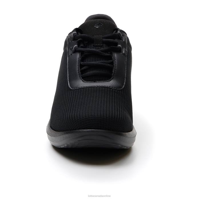 VERSO AMF 2 ALL BLACK Lotto Man Shoes 0Z6F88