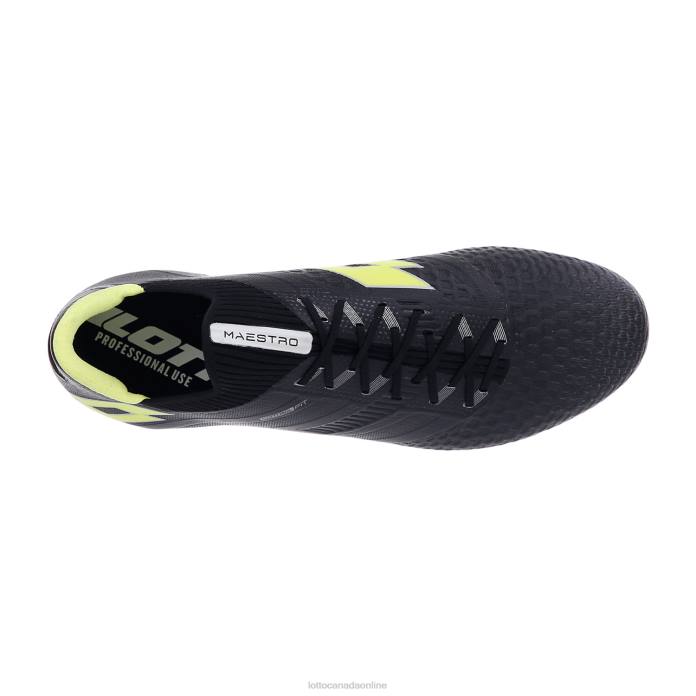 MAESTRO 100 IV FG ALL BLACK/ACACIA GREEN Lotto Man Shoes 0Z6F159
