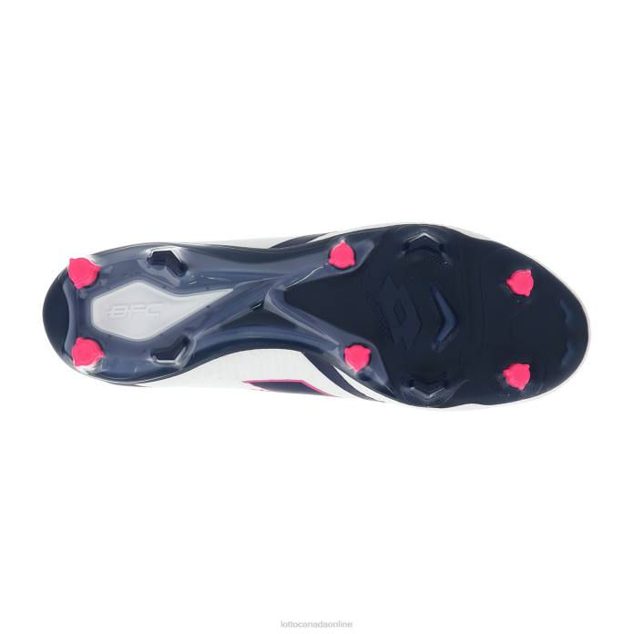 MAESTRO 100 IV FG ALL WHITE/NAVY BLUE Lotto Man Shoes 0Z6F144