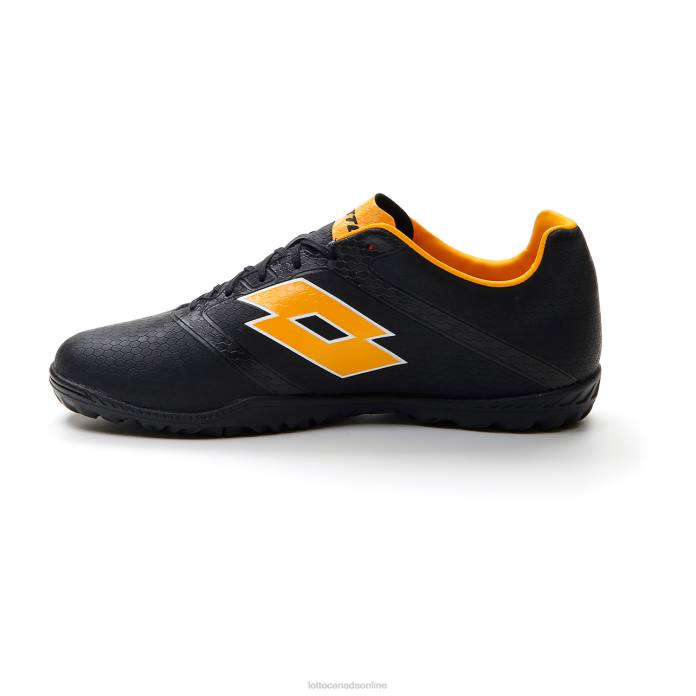 MAESTRO 700 IV TF ALL BLACK/SAFFRON Lotto Man Shoes 0Z6F181