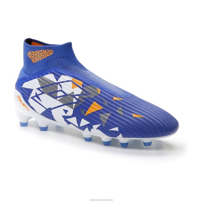SOLISTA 100 IV GRAVITY FG AMPARO BLUE/ALL WHITE/ORANGE BEAT Lotto Man Shoes 0Z6F151