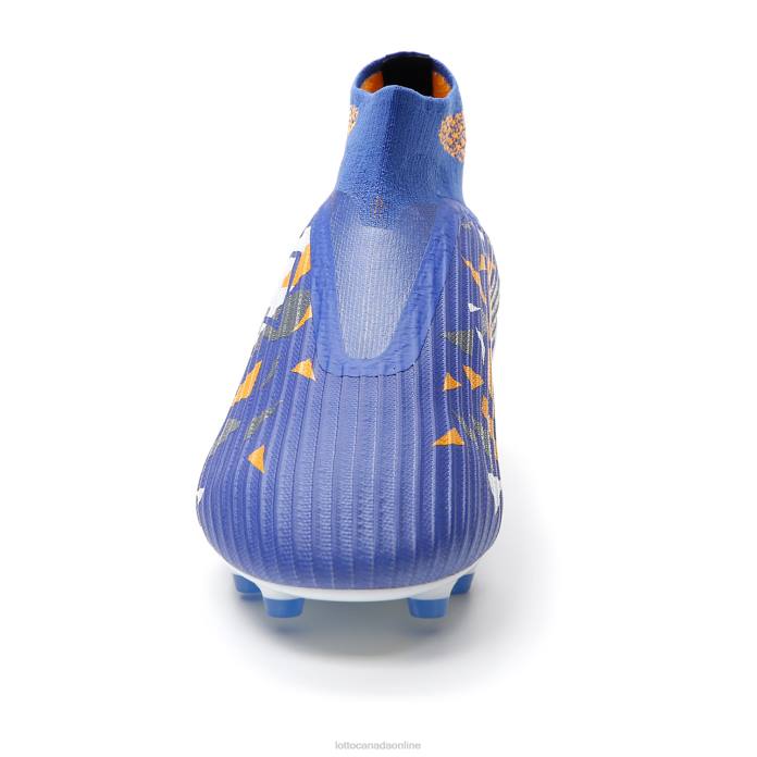 SOLISTA 100 IV GRAVITY FG AMPARO BLUE/ALL WHITE/ORANGE BEAT Lotto Man Shoes 0Z6F151