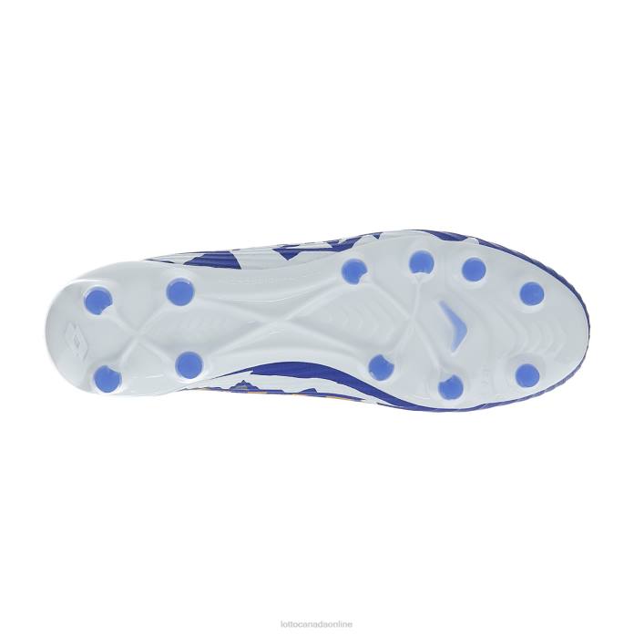 SOLISTA 100 IV GRAVITY FG AMPARO BLUE/ALL WHITE/ORANGE BEAT Lotto Man Shoes 0Z6F151