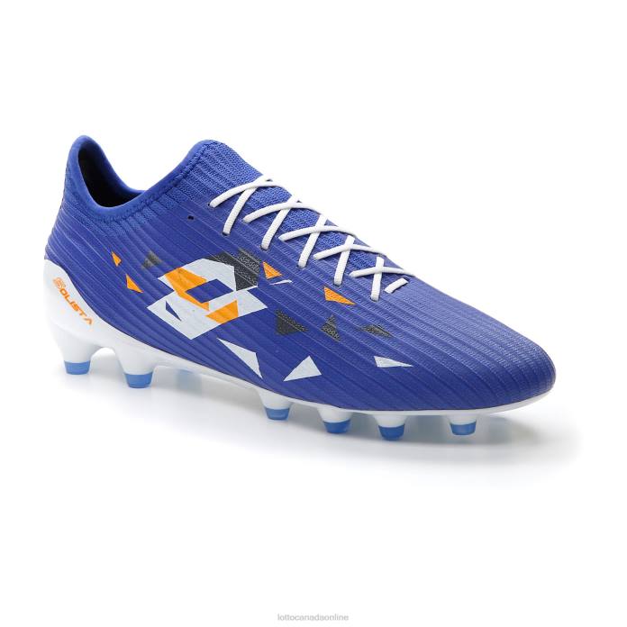 SOLISTA 200 IV FG AMPARO BLUE/ALL WHITE/ORANGE BEAT Lotto Man Shoes 0Z6F160