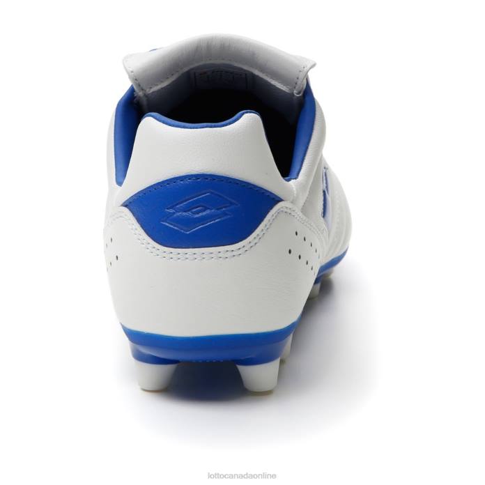 STADIO 200 III FG ALL WHITE/PACIFIC BLUE Lotto Man Shoes 0Z6F147
