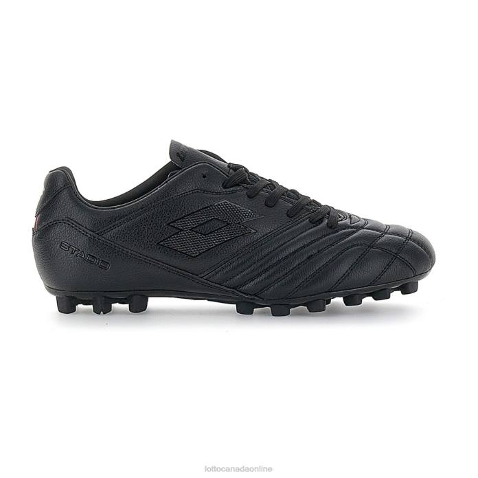 STADIO 300 II AGM ALL BLACK Lotto Man Shoes 0Z6F201