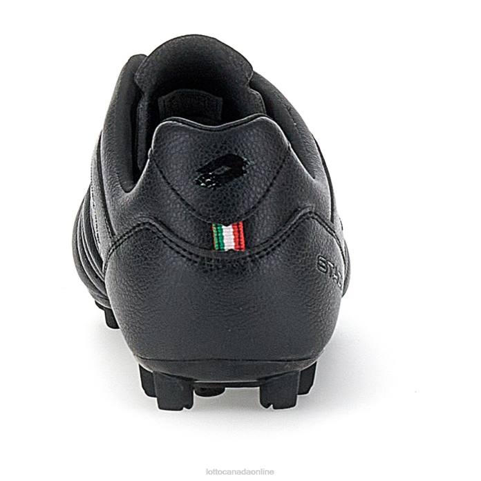 STADIO 300 II AGM ALL BLACK Lotto Man Shoes 0Z6F201