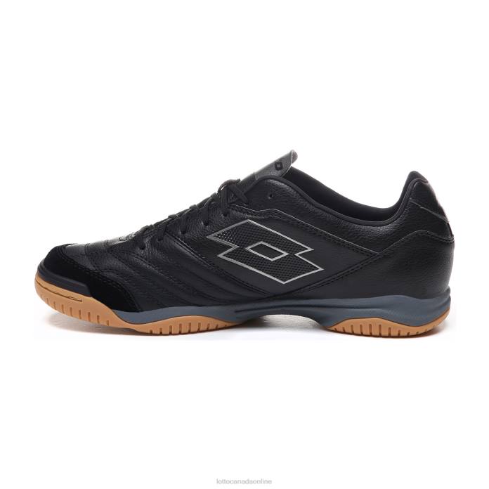 STADIO 300 II ID ALL BLACK/GRAVITY TITAN Lotto Man Shoes 0Z6F187