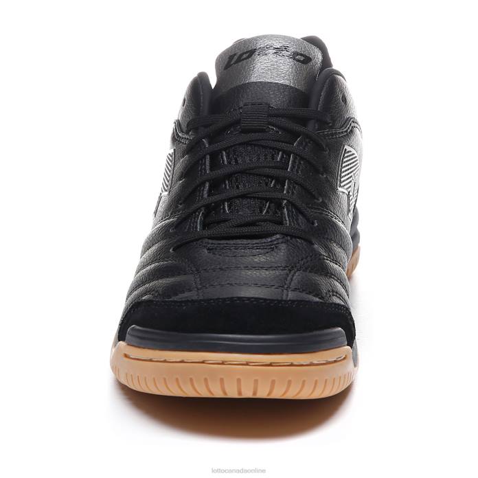 STADIO 300 II ID ALL BLACK/GRAVITY TITAN Lotto Man Shoes 0Z6F187