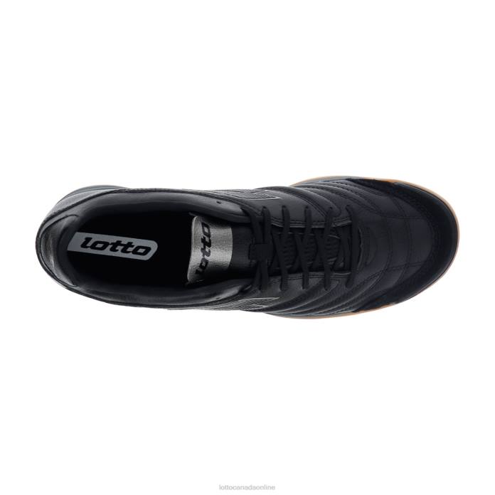 STADIO 300 II ID ALL BLACK/GRAVITY TITAN Lotto Man Shoes 0Z6F187