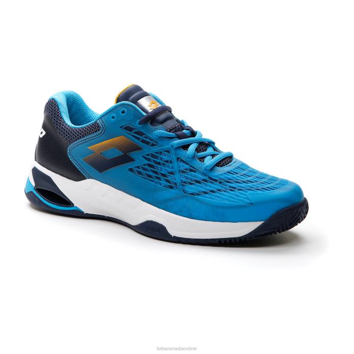 MIRAGE 100 CLY BLUE OCEAN/SAFFRON/NAVY BLUE Lotto Man Shoes 0Z6F110