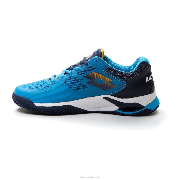 MIRAGE 100 CLY BLUE OCEAN/SAFFRON/NAVY BLUE Lotto Man Shoes 0Z6F110