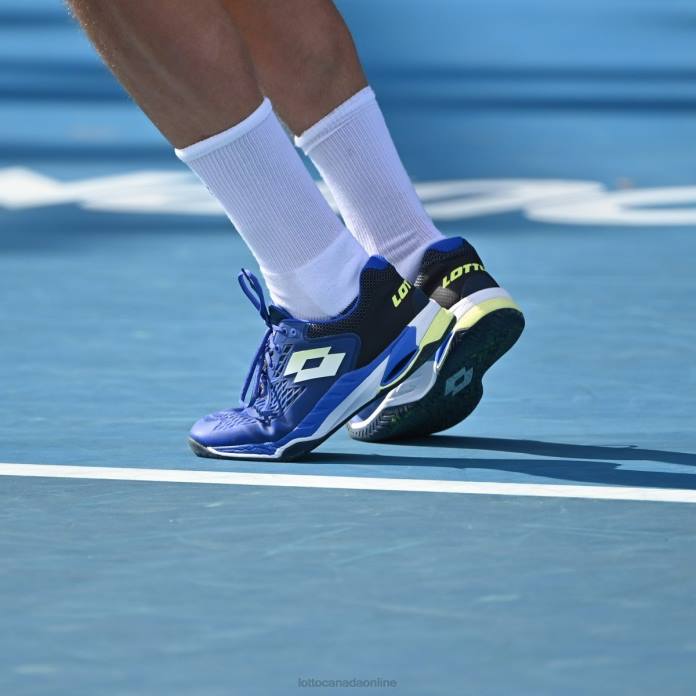 MIRAGE 100 SPD AMPARO BLUE/YELLOW NEON/NAVY BLUE Lotto Man Shoes 0Z6F111