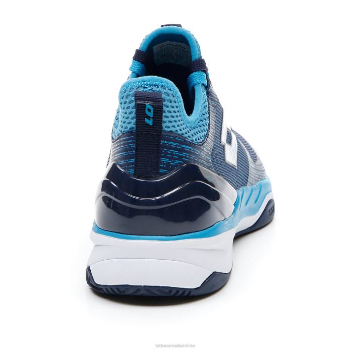 MIRAGE 200 CLY NAVY BLUE/ALL WHITE/BLUE BAY Lotto Man Shoes 0Z6F116