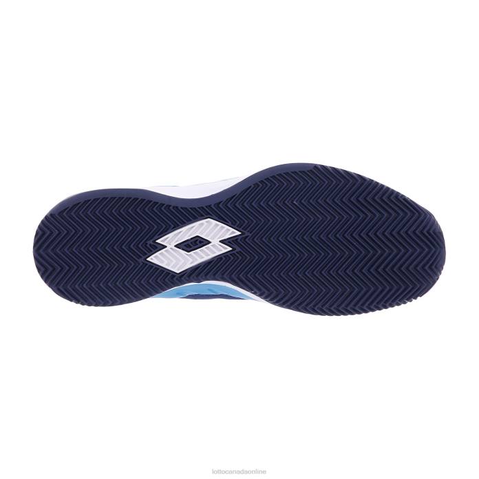 MIRAGE 200 CLY NAVY BLUE/ALL WHITE/BLUE BAY Lotto Man Shoes 0Z6F116