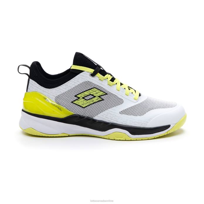 MIRAGE 200 SPD ALL WHITE/YELLOW NEON/ALL BLACK Lotto Man Shoes 0Z6F112