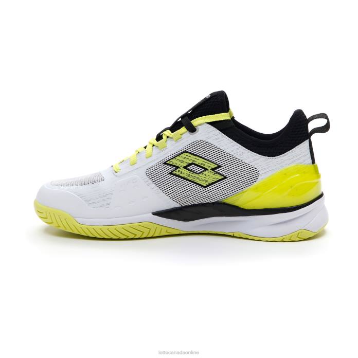 MIRAGE 200 SPD ALL WHITE/YELLOW NEON/ALL BLACK Lotto Man Shoes 0Z6F112