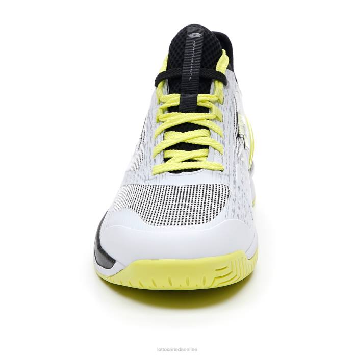 MIRAGE 200 SPD ALL WHITE/YELLOW NEON/ALL BLACK Lotto Man Shoes 0Z6F112