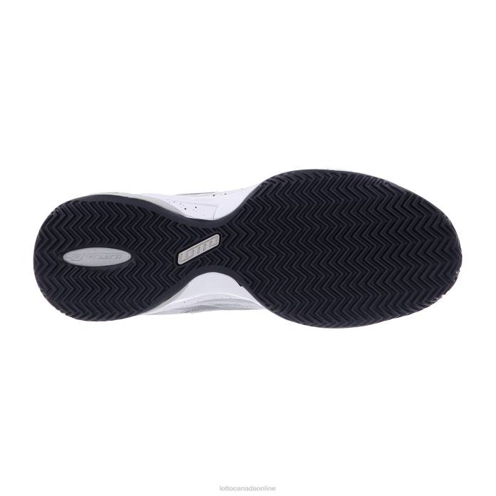 MIRAGE 300 CLY ALL WHITE/ALL BLACK/VAPOR GRAY Lotto Man Shoes 0Z6F119