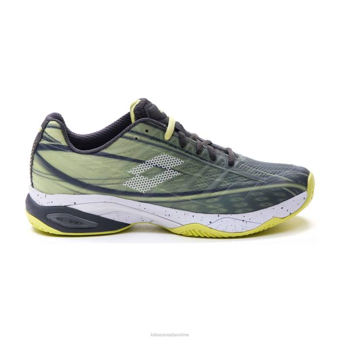 MIRAGE 300 CLY ASPHALT/ALL WHITE/YELLOW NEON Lotto Man Shoes 0Z6F123