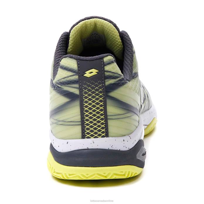 MIRAGE 300 CLY ASPHALT/ALL WHITE/YELLOW NEON Lotto Man Shoes 0Z6F123