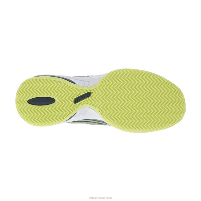 MIRAGE 300 CLY ASPHALT/ALL WHITE/YELLOW NEON Lotto Man Shoes 0Z6F123