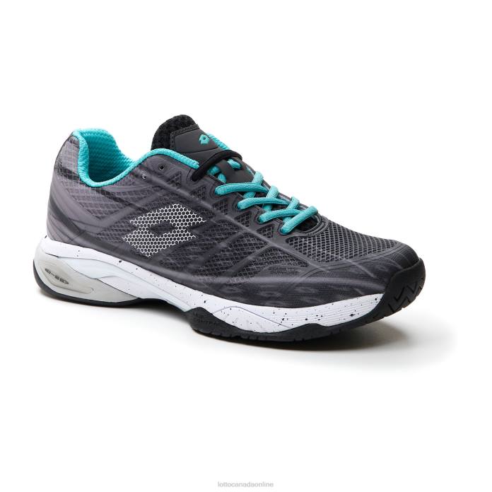 MIRAGE 300 SPD ALL BLACK/ALL WHITE/GREEN 929C Lotto Man Shoes 0Z6F135