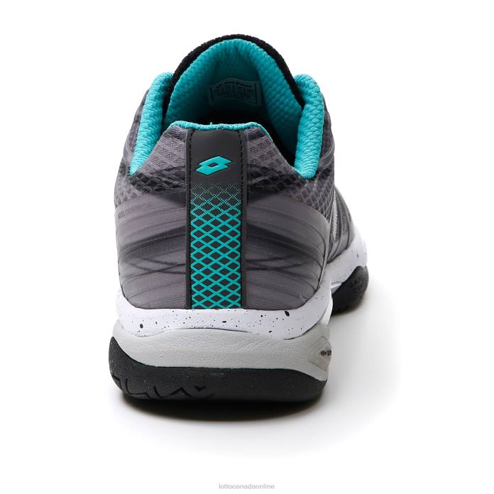 MIRAGE 300 SPD ALL BLACK/ALL WHITE/GREEN 929C Lotto Man Shoes 0Z6F135