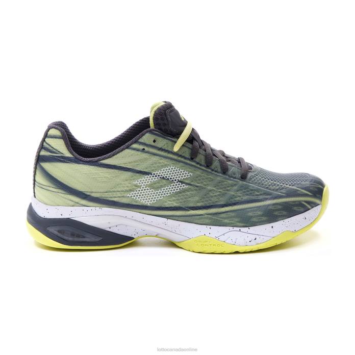 MIRAGE 300 SPD ASPHALT/ALL WHITE/YELLOW NEON Lotto Man Shoes 0Z6F122