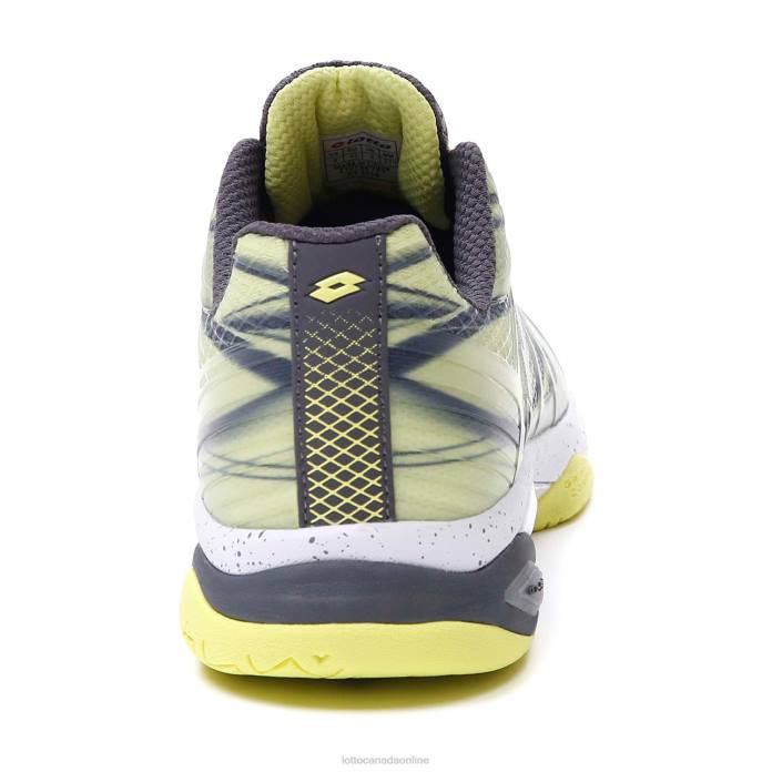 MIRAGE 300 SPD ASPHALT/ALL WHITE/YELLOW NEON Lotto Man Shoes 0Z6F122