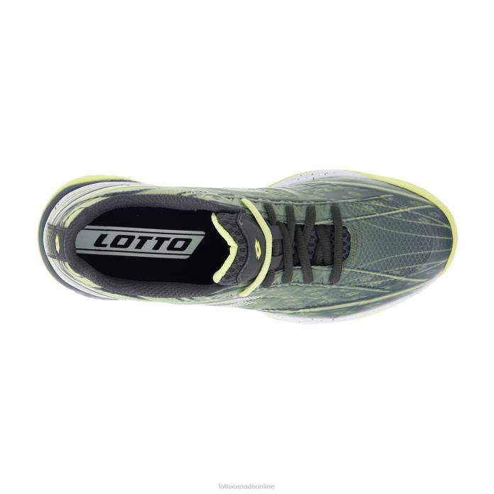 MIRAGE 300 SPD ASPHALT/ALL WHITE/YELLOW NEON Lotto Man Shoes 0Z6F122