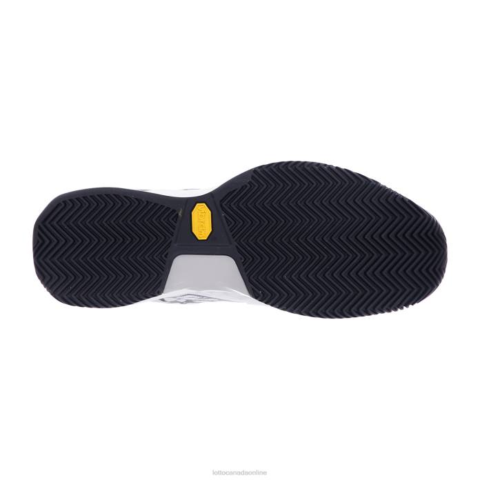 RAPTOR HYPERPULSE 100 CLY ALL WHITE/ALL BLACK/FLAME RED Lotto Man Shoes 0Z6F100