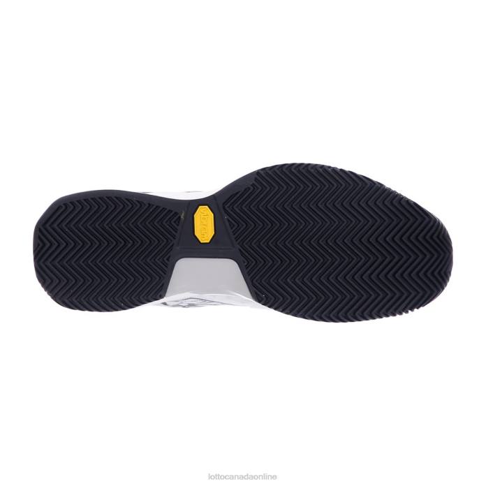 RAPTOR HYPERPULSE 100 CLY ALL WHITE/ALL BLACK/FLAME RED Lotto Man Shoes 0Z6F100