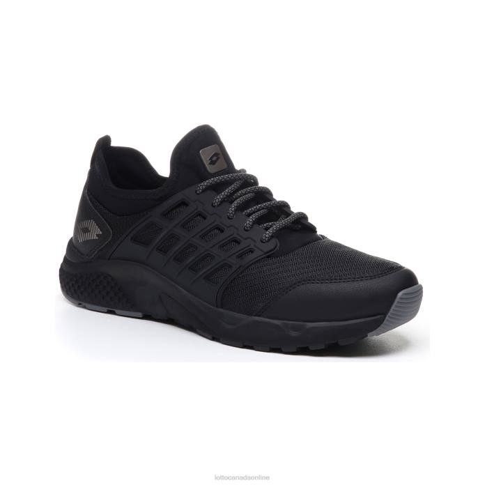 BREEZE FREE IV ALL BLACK/GRAVITY TITAN/COOL GRAY 11C Lotto Man Shoes 0Z6F242