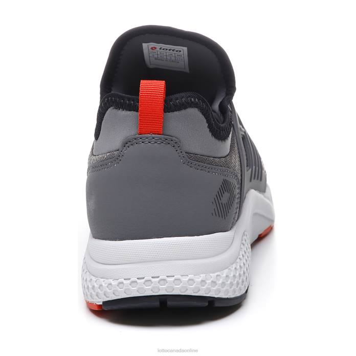 BREEZE FREE IV COOL GRAY /ALL BLACK/RED BLOCK Lotto Man Shoes 0Z6F243